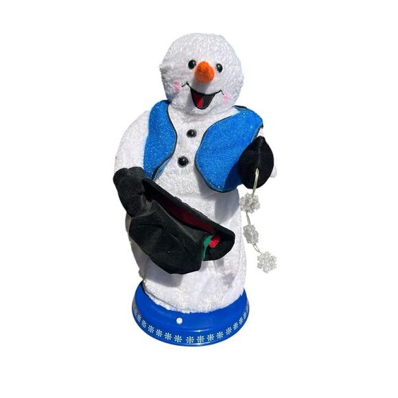 Gemmy 2003 Spinning Snowflake Snowman sings Dances Snow Miser #15453 WORKS CLEAN - Picture 1 of 5